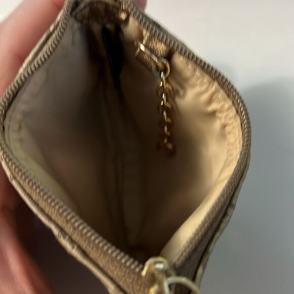 Coach Signature C Coin Purse with Metallic Good Trim - Picture 8 of 15